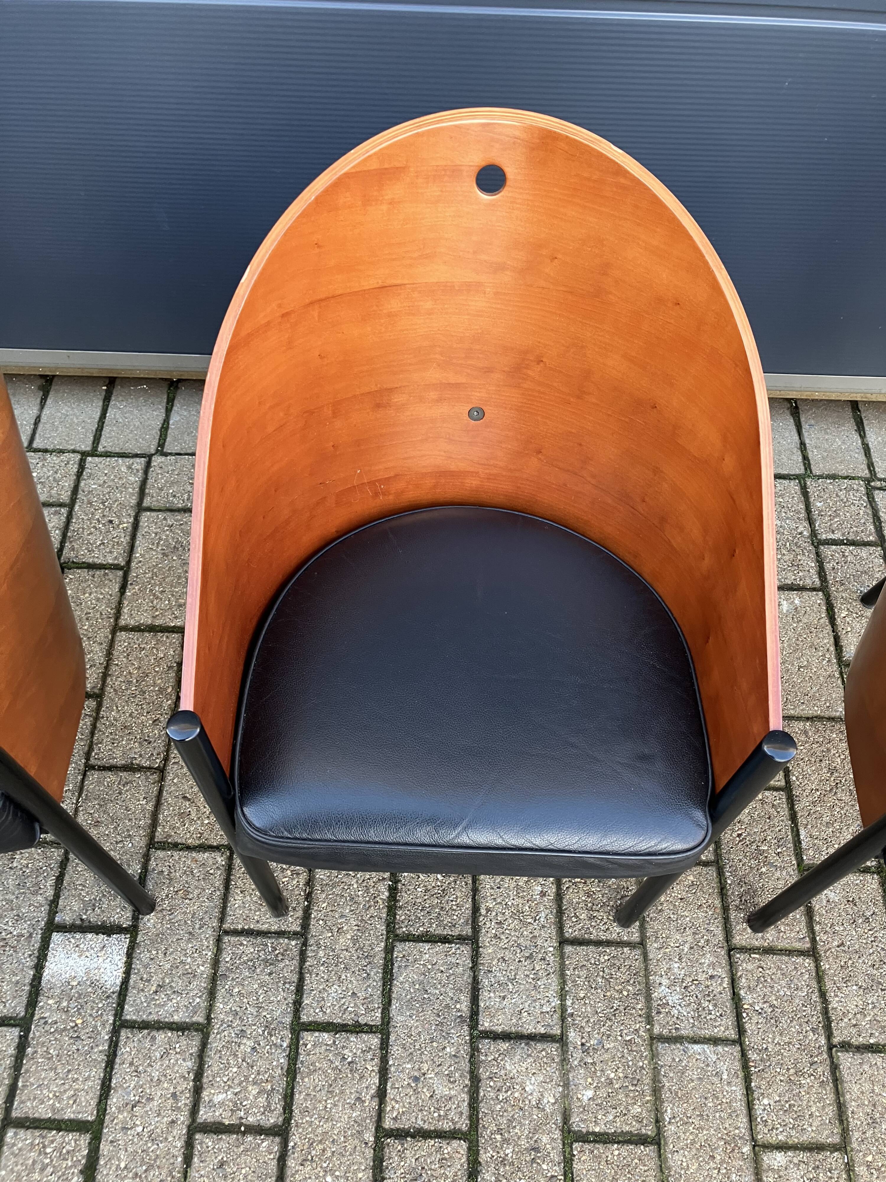 4x originaux chaises Costes Philippe Starck Aleph Driade