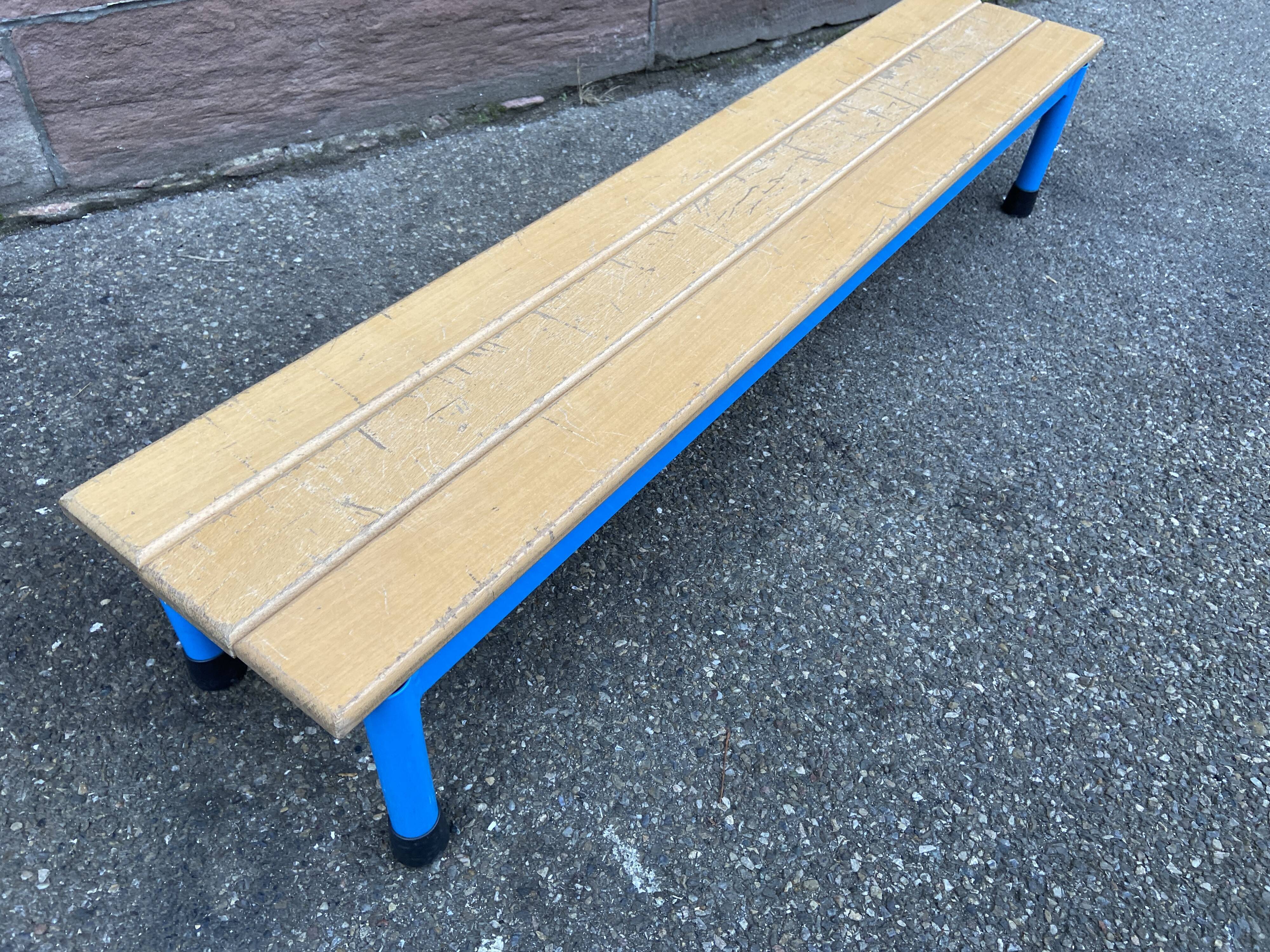 Industrial kindergarten bench Mullca 1980s