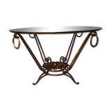 Table basse dorée vers 1940