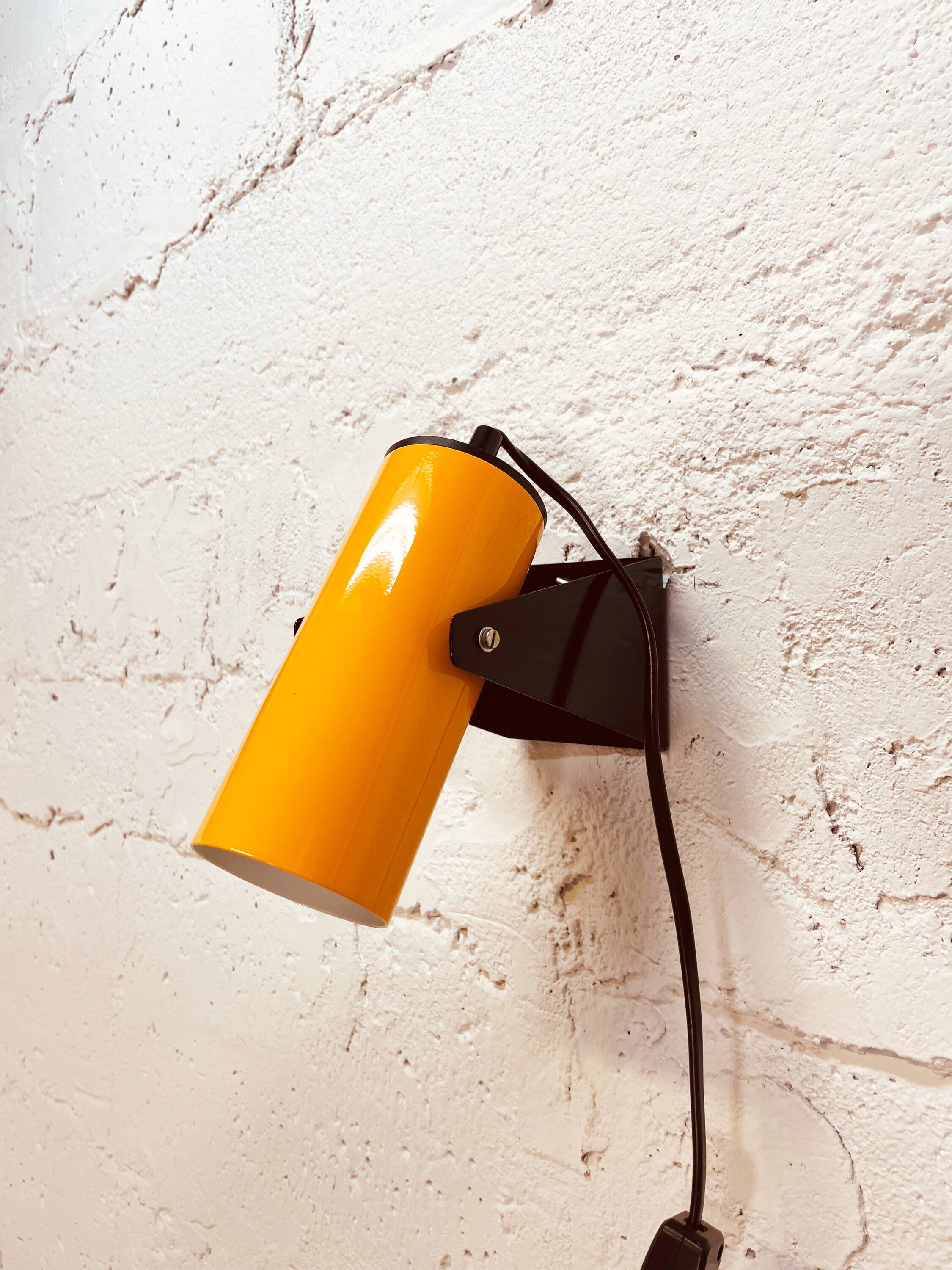 Yellow lamp Brilliant, 1970's