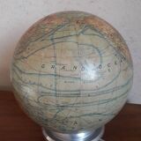 J.Forest illuminated terrestrial globe mid 20th century