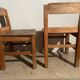 Pair of children's chairs from the 1950s