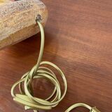 Vallauris stoneware lamp, signed Sesame