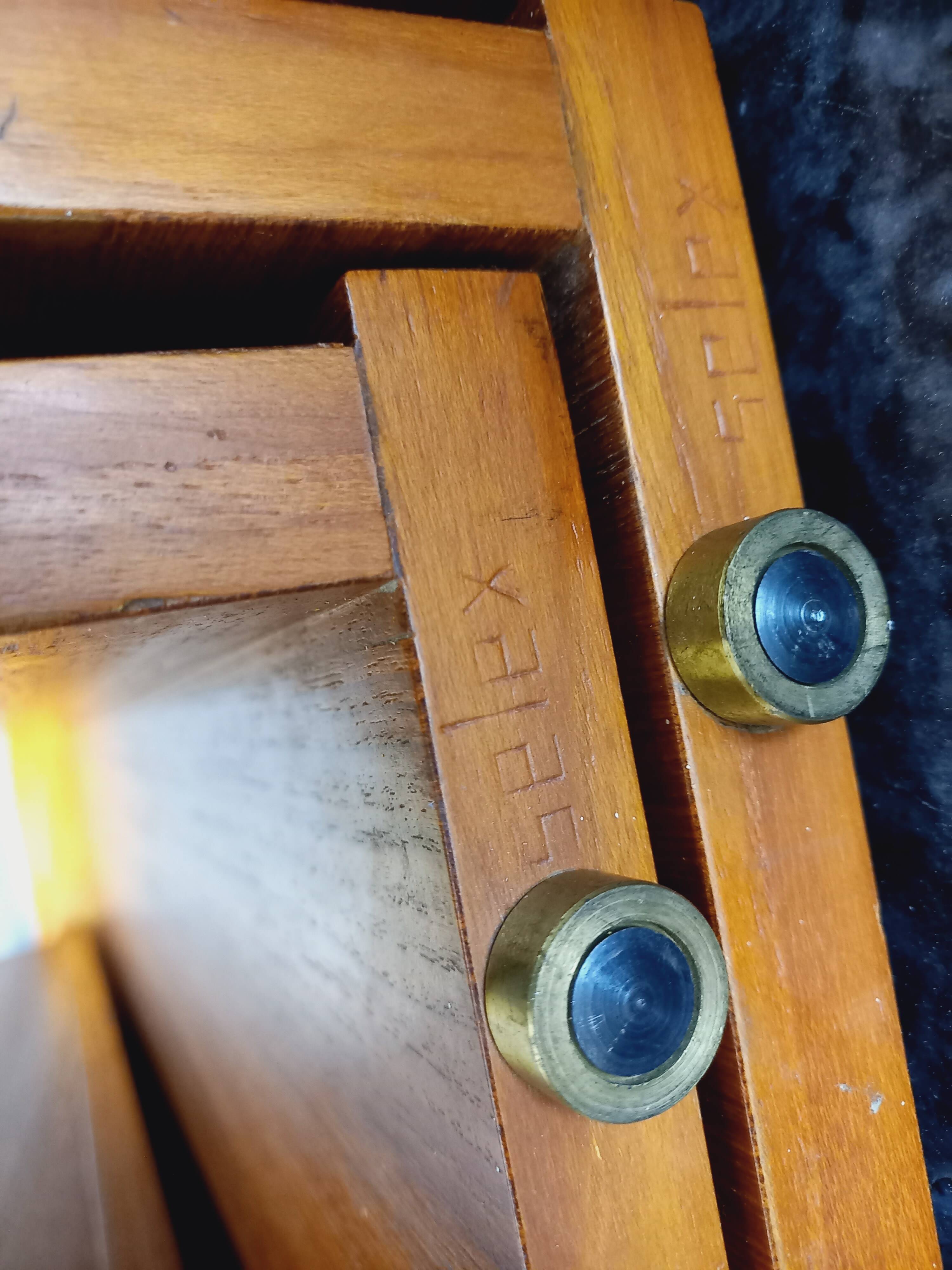 Vintage Italian double modular shelf bookcase in teak and metal