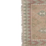 Classic Handwoven Turkish Konya Kilim Production Rug 4'6" X 7'7"