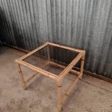 Table basse bambou / rotin