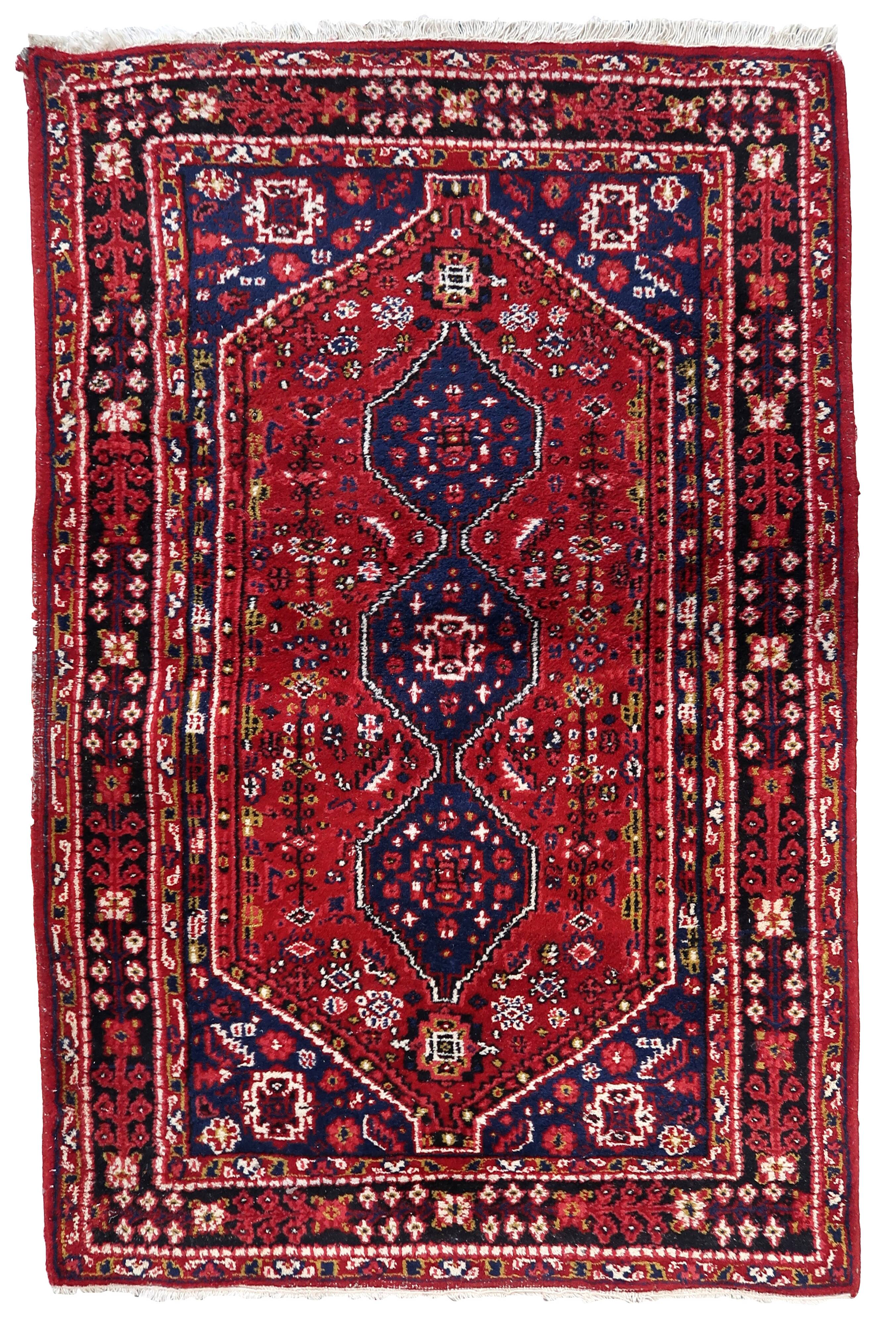 Tapis Vintage Shiraz Fait Main – 97 x 151 cm - 1C1018