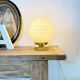 Lampe art deco rose