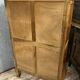 Louis XVI style library cabinet in solid walnut circa 1880