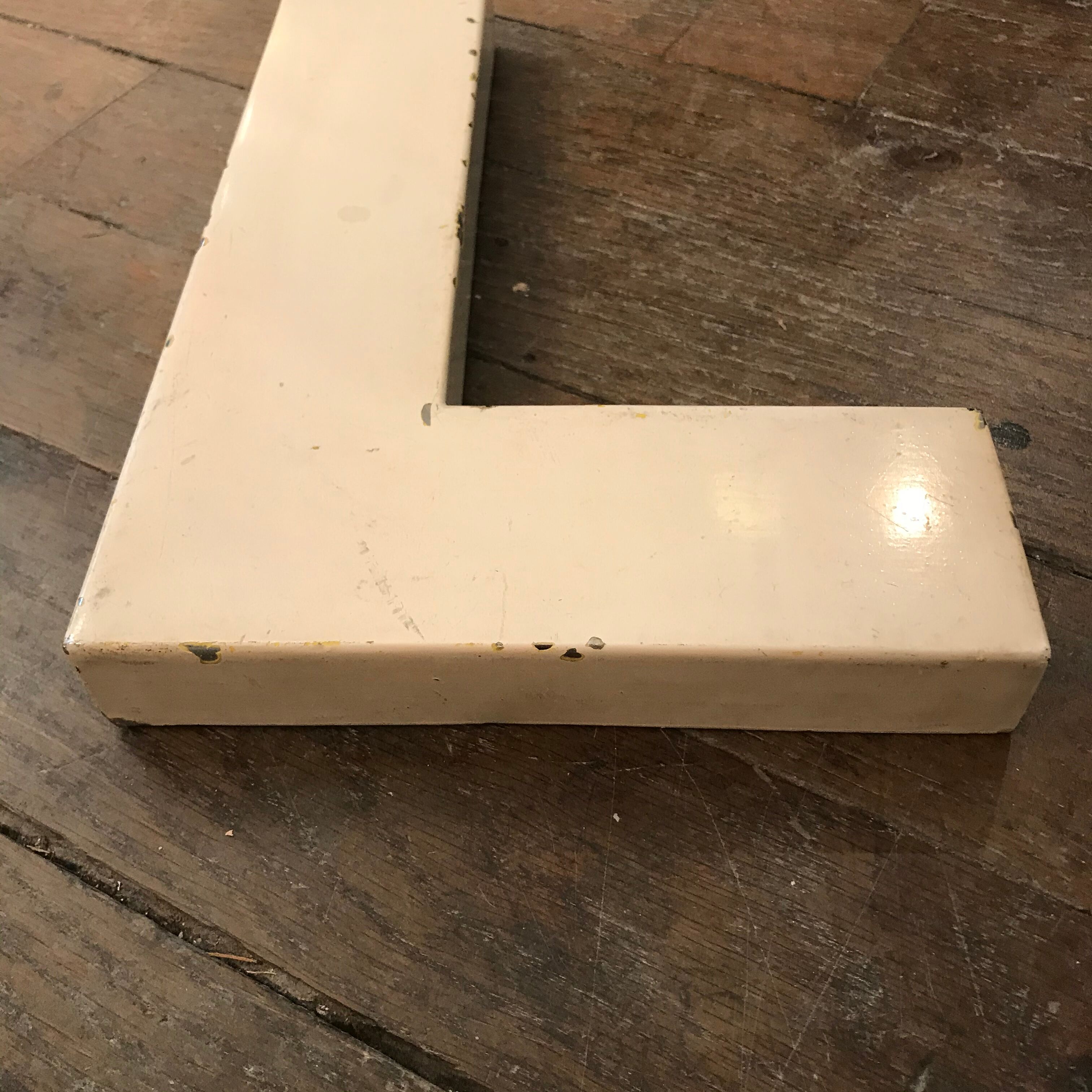 Old letter signs iron 30 cm L