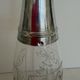 Cut glass and silver carafe