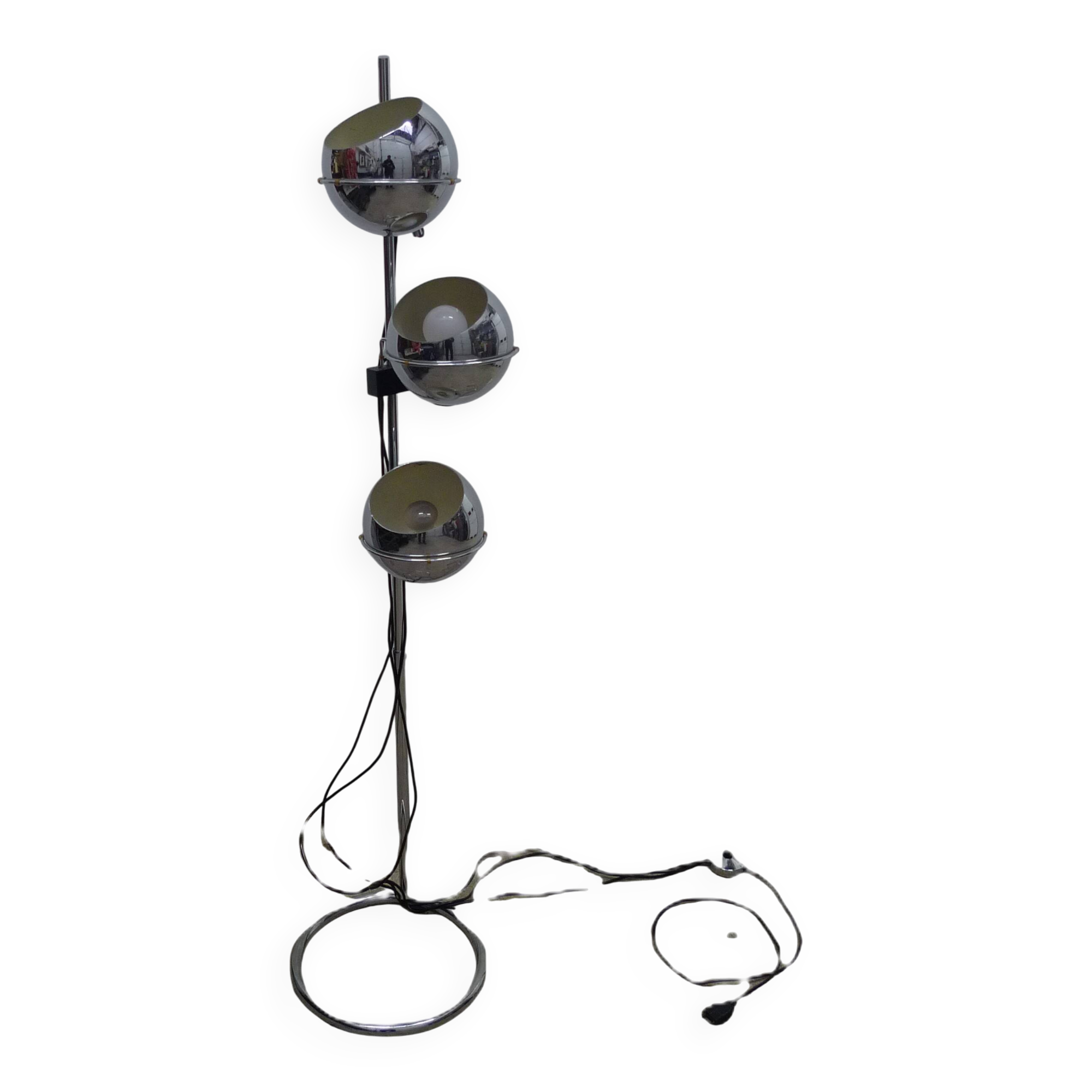 Reggiani vintage eye-ball floor lamp