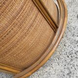 Vintage bamboo and rattan bar