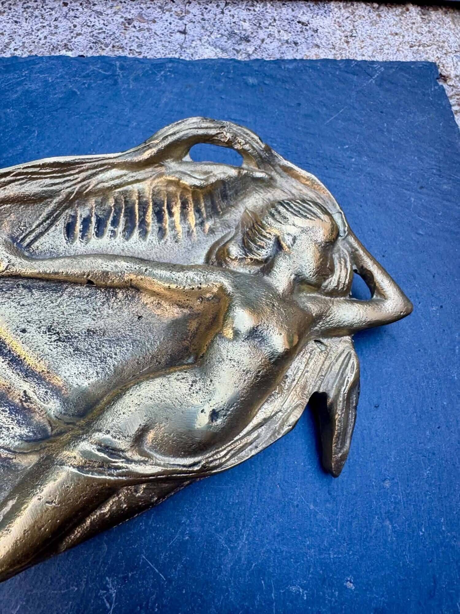 Vide poche en bronze Art Nouveau