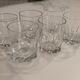 Set of water glasses or vintage spirits
