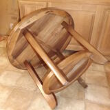 Mahogany coffee table Gaston Poisson art deco 1940