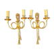 Old golden bronze sconces