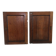 Paire de portes coulissantes chêne vintage