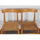 Suite of 4 vintage wooden chairs edited by Krasna Jizba, 1960