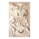 Relieve con flores. Bajorrelieve. Wall decoration.