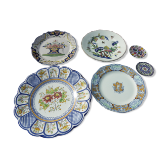 Decorative porcelain plates