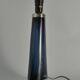 Lampe de table en verre cristal bleu modèle RD 1566 par Carl Fagerlund, Orrefors, années 1960.