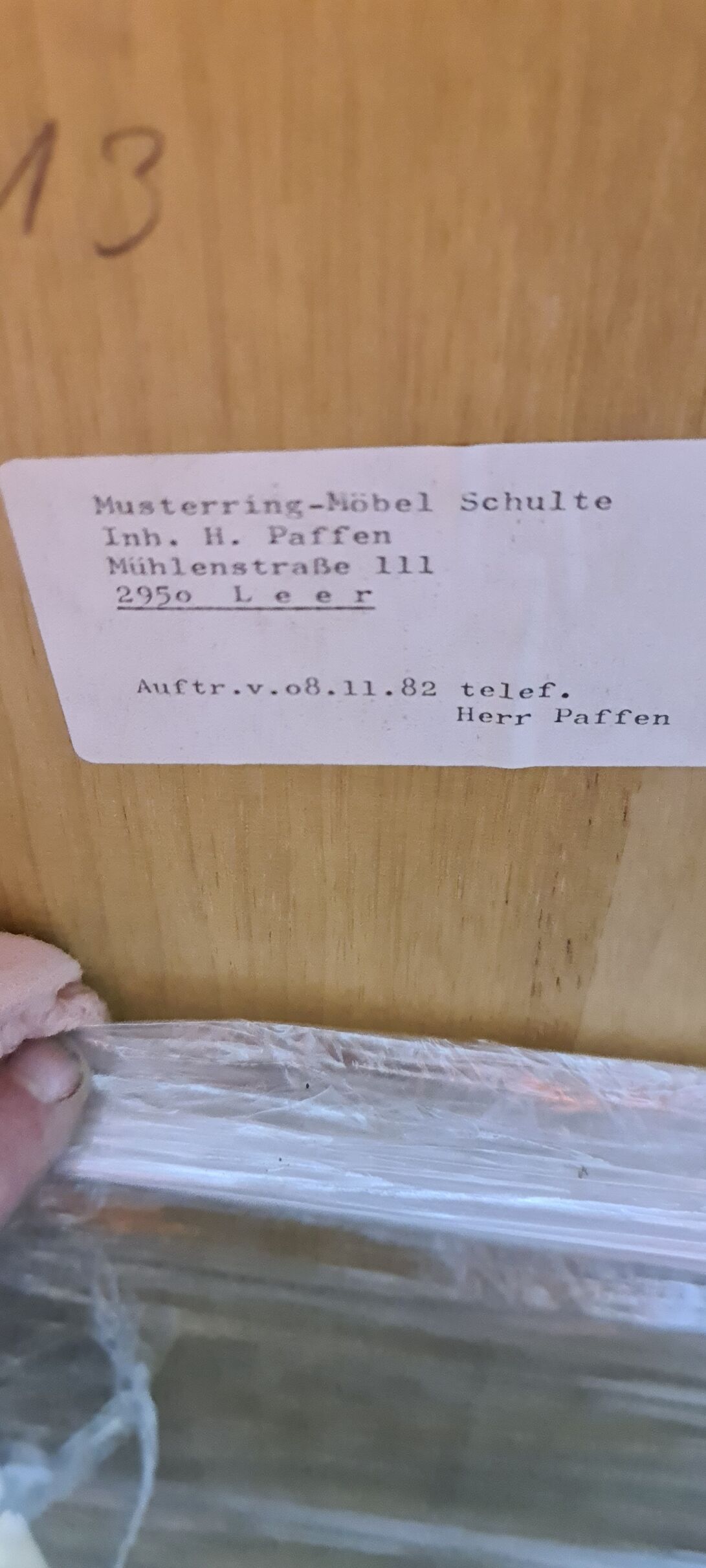 Vintage teak German sideboard by  Mustering