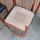 Suite de quatre chaises teck vintage