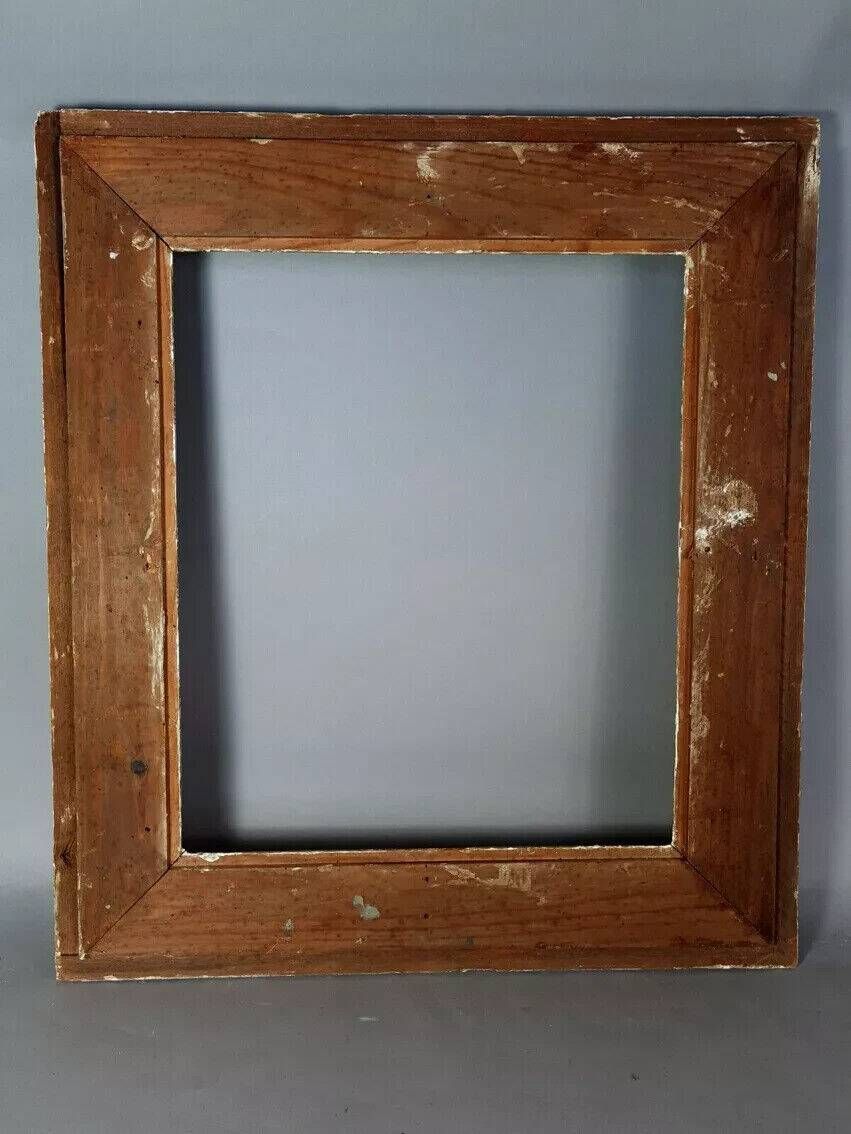 Large old Montparnasse carved wood frame 72x63 for painting 52x44 cm B161