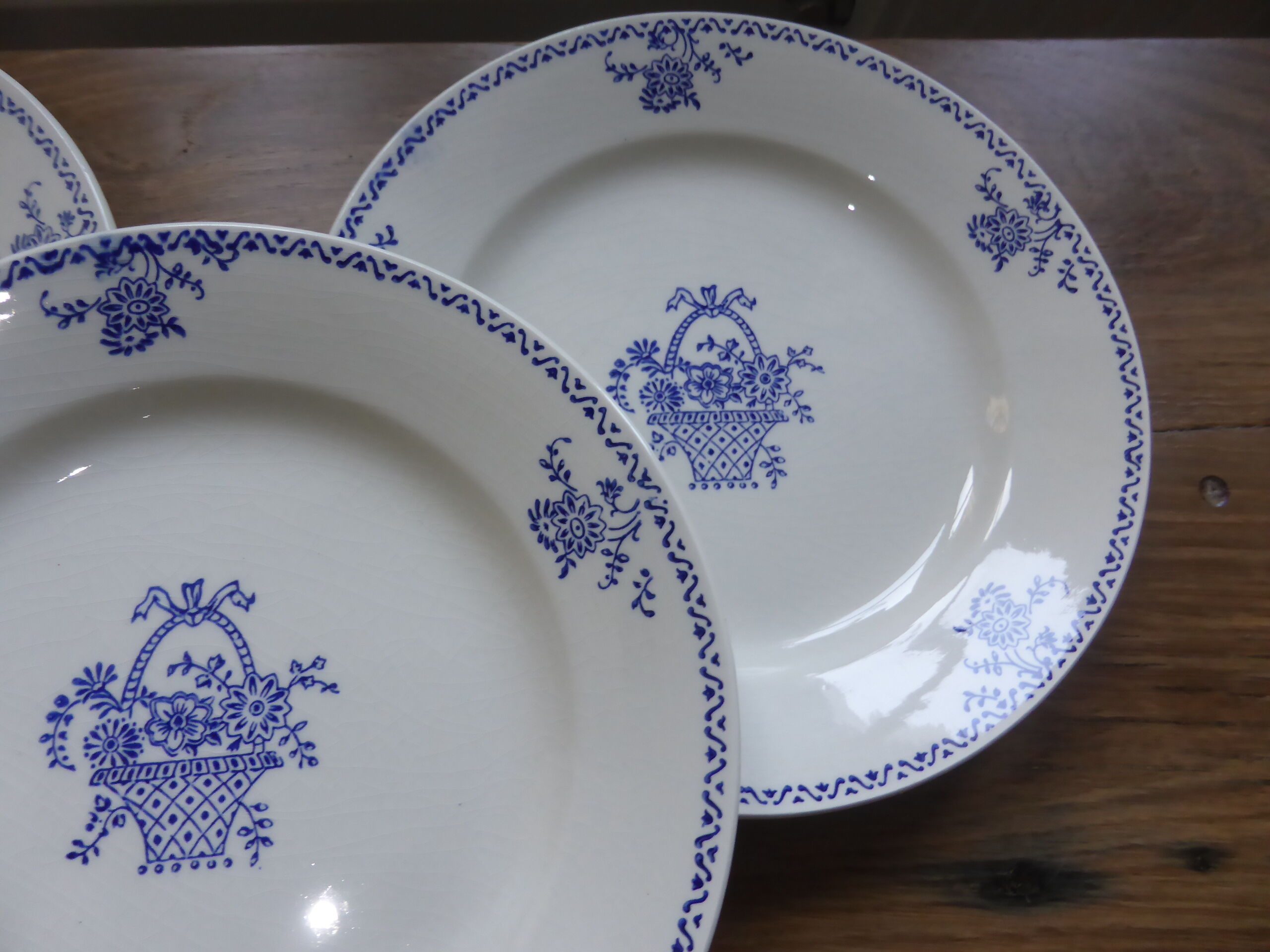 4 flat plates from the Gien factory 200886