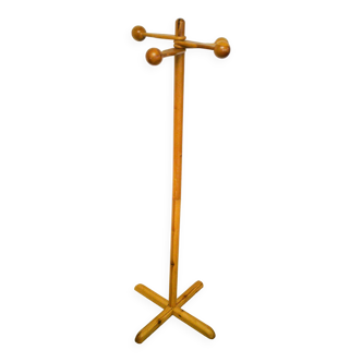 Pine coat rack