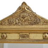 Large Victorian Gilt Overmantle Mirror 136x152cm