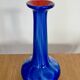 Multilayer blue/white/red soliflore vase