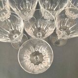 Set 12 crystal wine glasses from Arques 1970