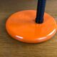 Lampe de bureau orange targetti, 1970