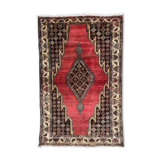 Tapis ancien persan de mazlaghan 126x198 cm