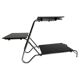 Chrome tubular flower stand by Emile Guyot