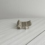 Set of 6 metal fox knife rests