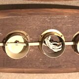 Authentic vintage ceiling lamp with opaline tube