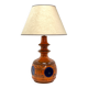 Large vintage ceramic lamp – cobalt blue decor – 1960s/70s