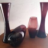 4 50s designer vases