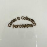 Lot of 3 plates chriss g porcelain collection