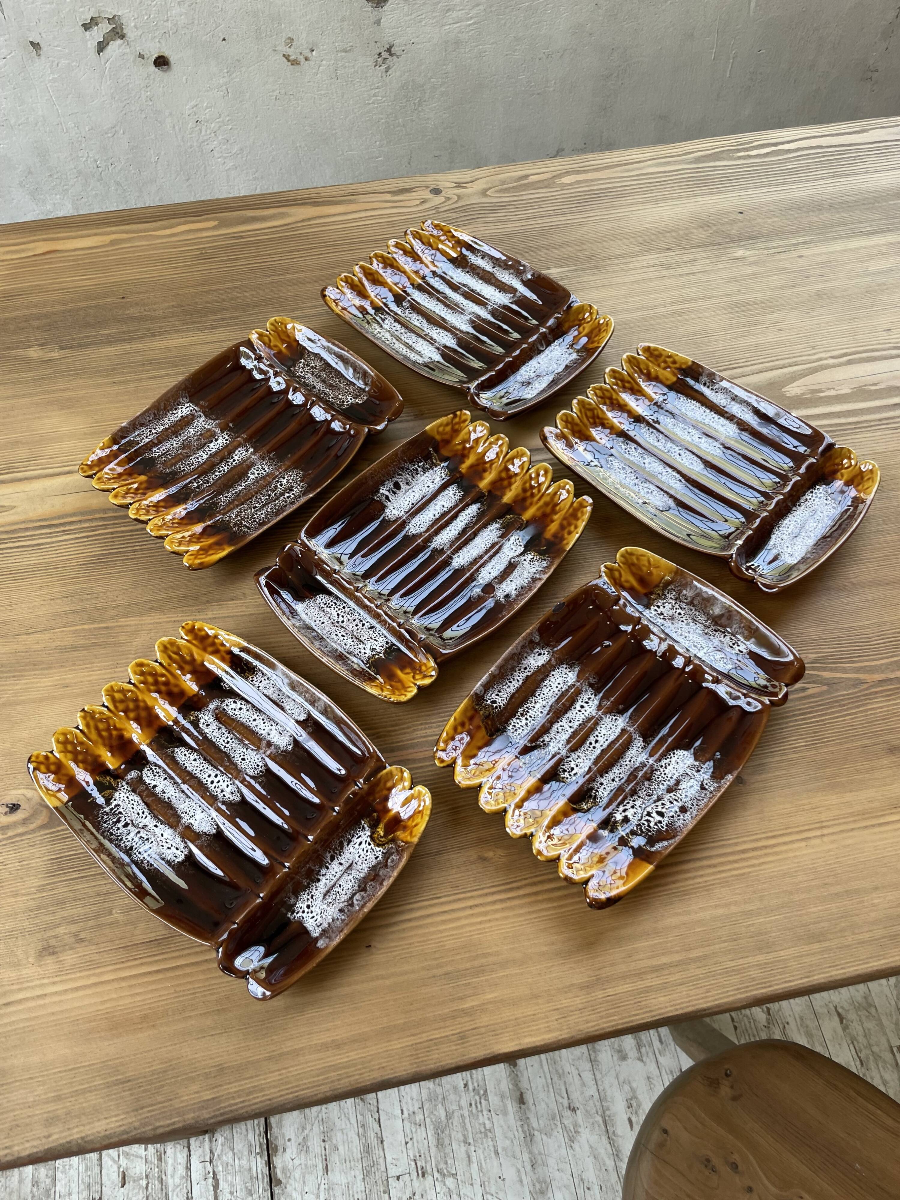 Asparagus plates slurry