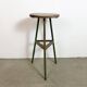 Green Industrial Workshop Stool, 1960s