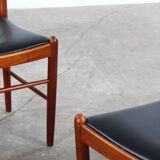 4er Set Teak Stühle von Vestervig Eriksen danish design Vintage