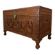 Asian chest from the 20th century made of camphor wood (omb)