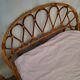 Rattan bed and bedside set