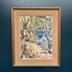 Original Swedish Oil on Canvas - "Natural Landscape" - Signed - Vintage and Framed - 68 × 56 cm
