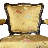 Pair of Louis XV period armchairs
