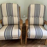 Paire de Fauteuils Vintage